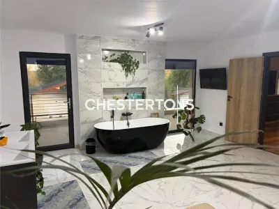 Vila eleganta formata din 2 corpuri, rezidenta exclusivista, Baldovinesti -Braila, ideal investitie - foto 22