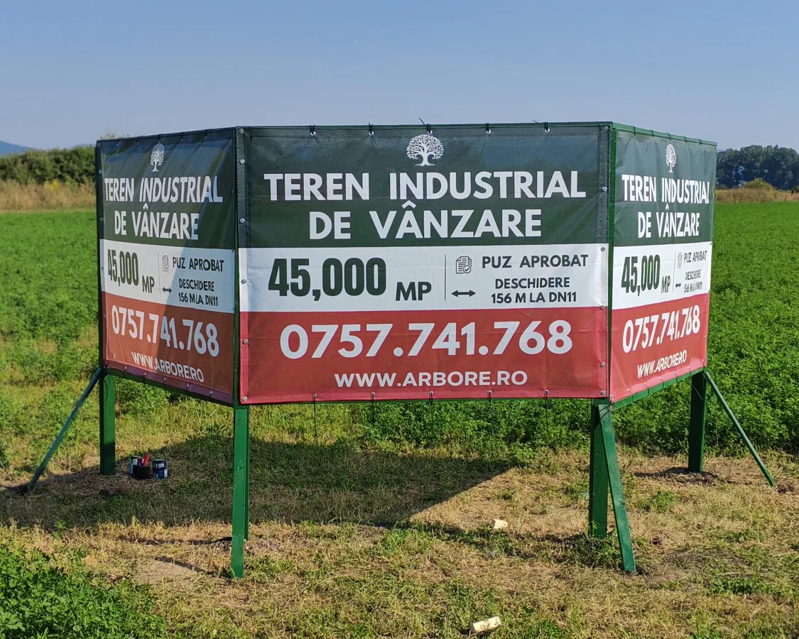 Teren Industrial Brasov 45.000 MP | PUZ Aprobat | 156m Deschidere DN11 - Brasov