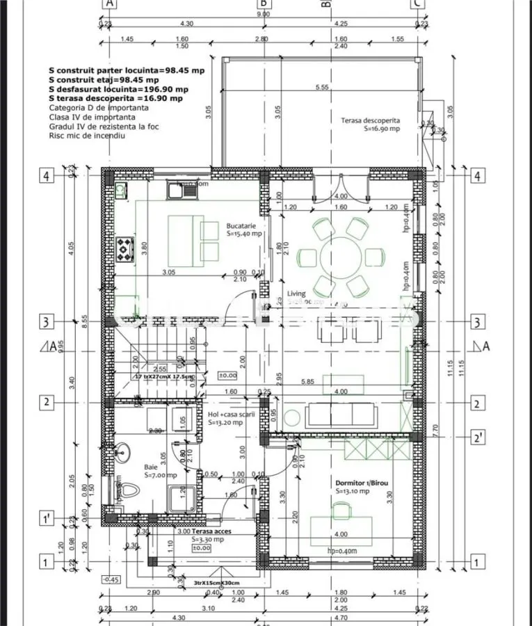 Vila noua de vanzare Buftea /4 dormitoare /180 mp utili /Teren 550 mp - foto 13