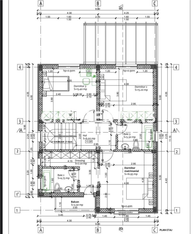 Vila noua de vanzare Buftea /4 dormitoare /180 mp utili /Teren 550 mp - foto 21