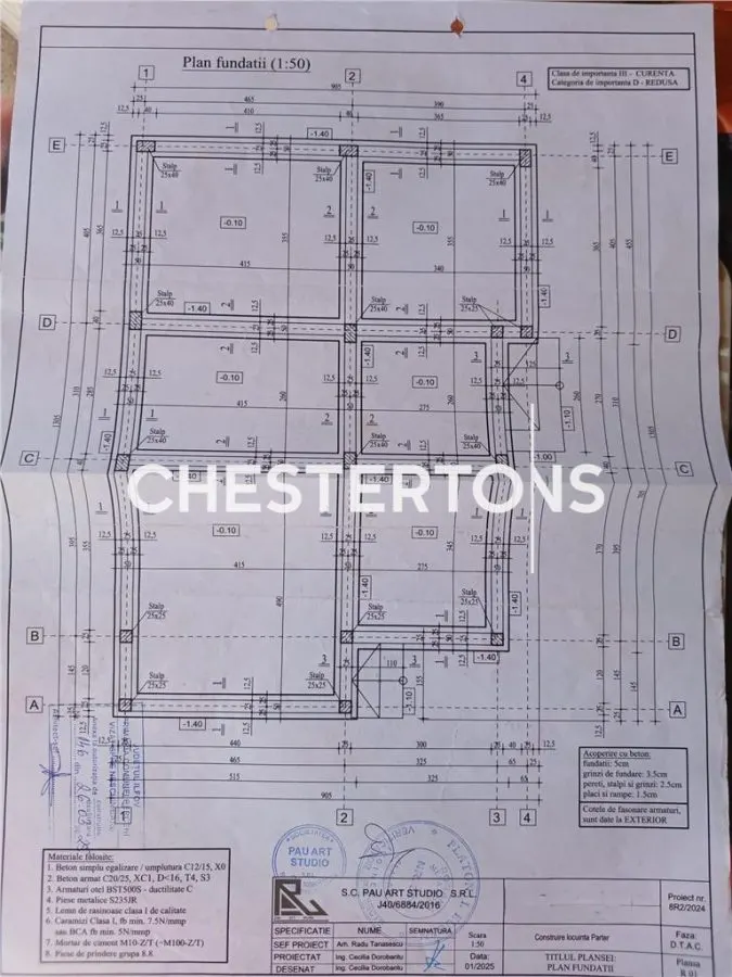 Casa individuala la gri pe parter, teren 487 mp Comuna Berceni - foto 1