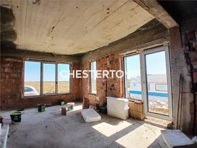 Casa individuala la gri pe parter, teren 487 mp Comuna Berceni - foto 5