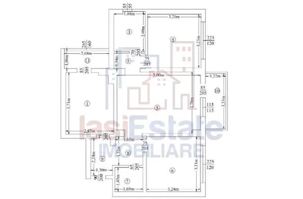 Apartament 3 camere, 71 mp, 2 bai si 2 balcoane, Centru - Stefan cel Mare - foto 1