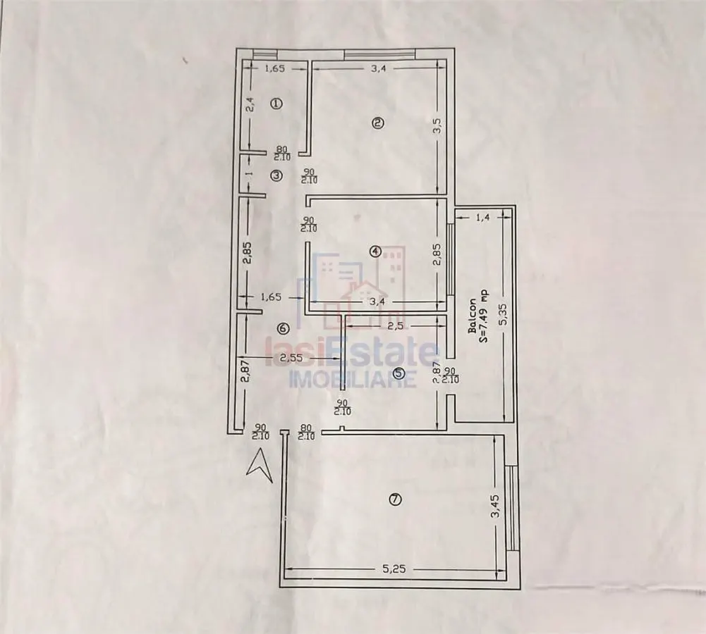 Apartamento de 3 Dormitorios, Zona Nicolina - Tudor Neculai - foto 2