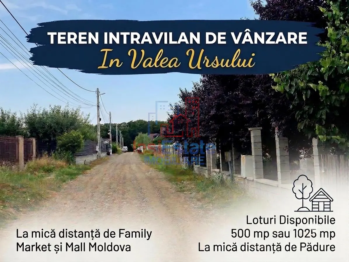 Valea Ursului-Miroslava建筑用地出售 - foto 1