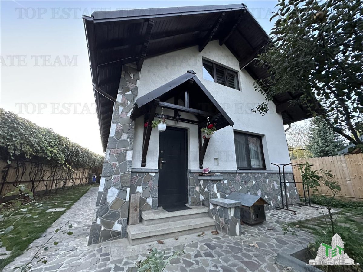 Vila cocheta de vanzare 5 camere cu 436 mp teren si toate utilitatile, mobilata si utilata in centrul Comunei Cornu - foto 5