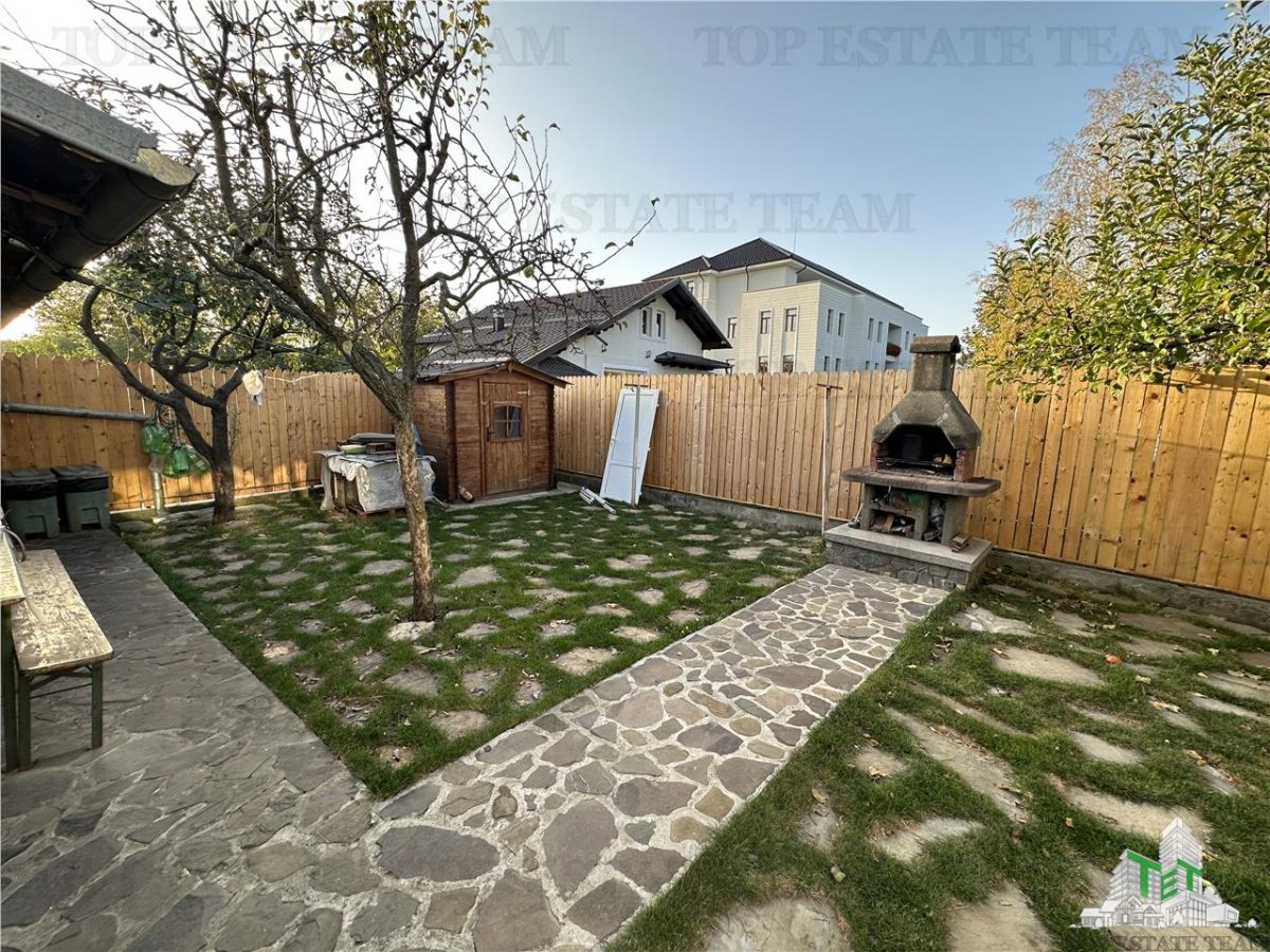 Vila cocheta de vanzare 5 camere cu 436 mp teren si toate utilitatile, mobilata si utilata in centrul Comunei Cornu - foto 6