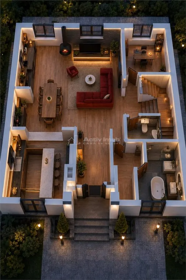 Casa Individuala la Rosu - 250 mp - Teren 10 ari - Scheia - foto 13