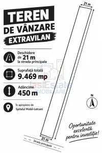 Teren extravilan de vanzare la strada principala - Dumesti