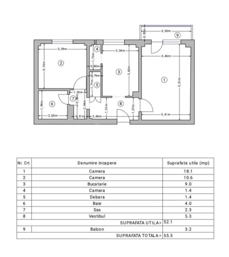 2 camere - decomandat - Parcul Sebastian - foto 8