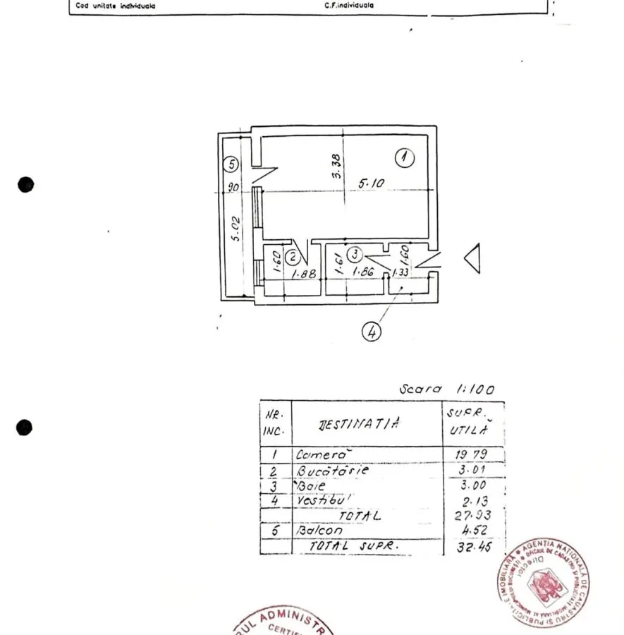 Garsoniera semidecomandata - Radulescu Motru - Tineretului - foto 14