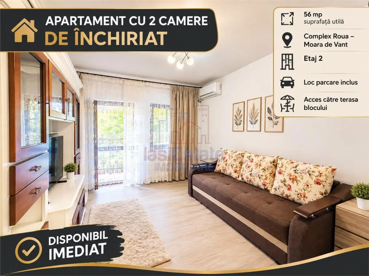 Apartament cu 2 camere in Moara de Vant cu parcare - foto 1