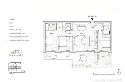 Apartament 4 Camere cu gradina, bloc Boutique, Bucuresti, Parcul Operei - foto 9