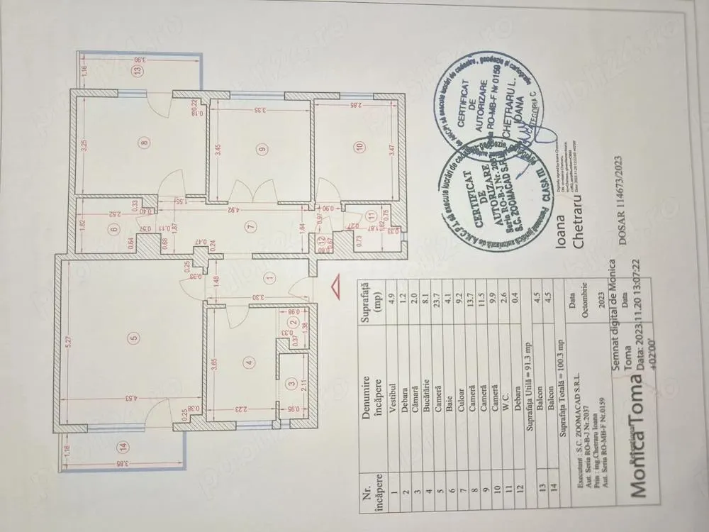 4 camere complet renovat - 100 mp - Vitan - foto 10