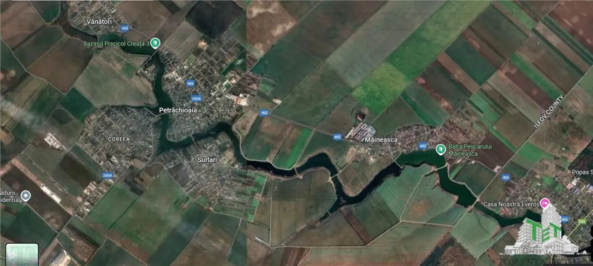 Oferim spre vanzare 6 loturi de teren extravilan (agricol) in Petrachioaia ILFOV la doar 1,9 euro/mp. - foto 1