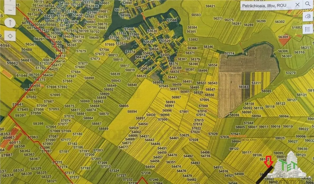 Oferim spre vanzare 6 loturi de teren extravilan (agricol) in Petrachioaia ILFOV la doar 1,9 euro/mp. - foto 2