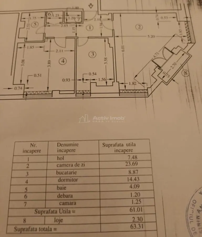 Appartement 2 Chambres à Vendre, Ultracentral Mercur - foto 7