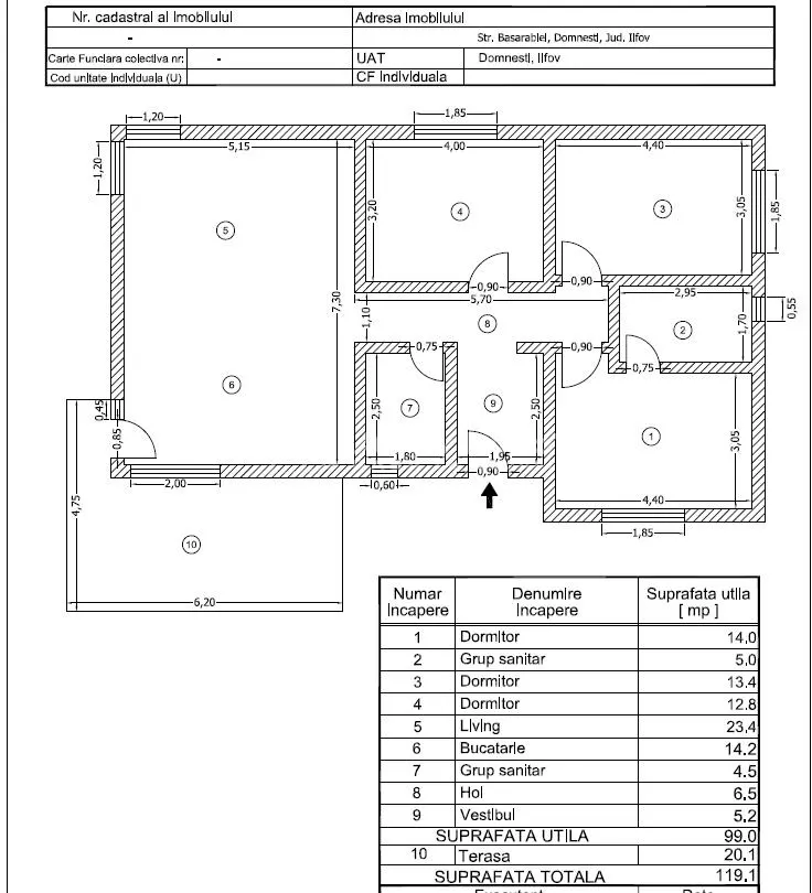 Maison Quatre Chambres - Domnesti - Str. Fagului - foto 12