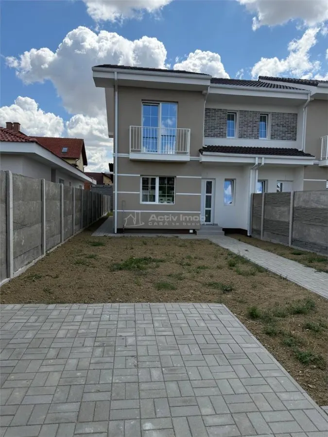Duplex P+1E, 4 Camere, 95 MP UTILI + 630 MP TEREN - Moșnița Nouă - foto 1