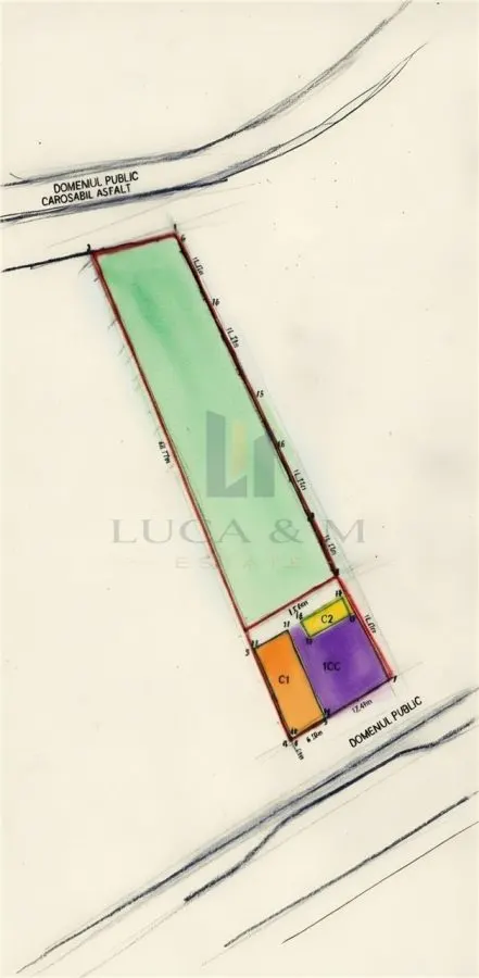 Casa veche, teren 1300mp, 2 fronturi, strazi asfaltate - foto 1