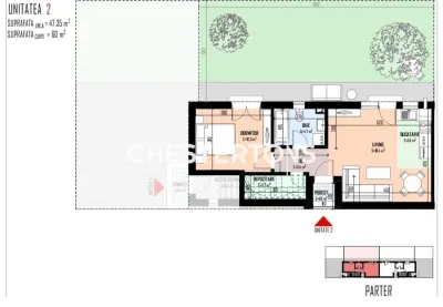 Vanzare Apartament 2 Camere cu Curte Proprie de 60 mp -Bragadiru - foto 5