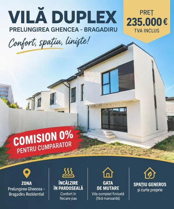 Vanzare - Casa - Vila - Prelungirea Ghencea - Cartierul Latin - 235000E TVA INCLUS - Comision 0 ! - foto 2