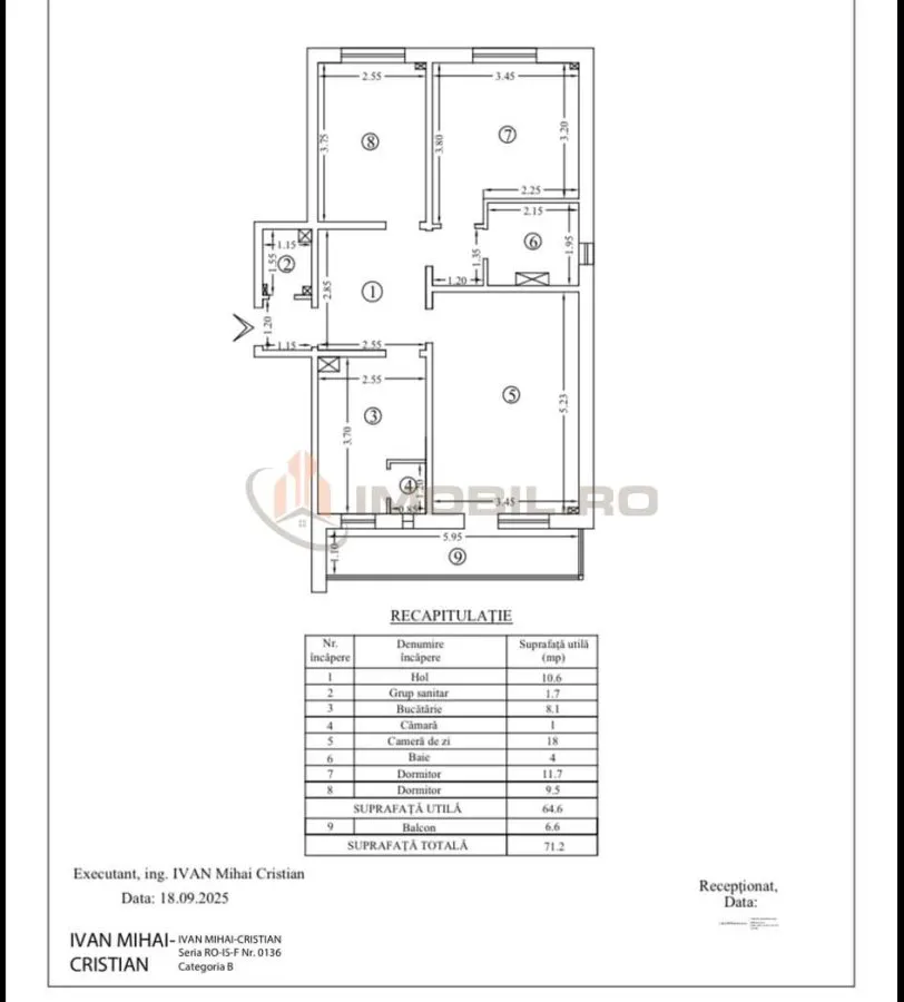 Dacia – Three-Bedroom Apartment with Separated Layout - foto 2