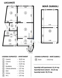 Appartement 3 Chambres Piata Traian | Immeuble Historique | 61.44 m² + Garage - foto 2