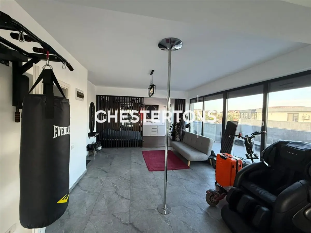 Penthouse 107mp, complet utilat si mobilat premium, in zona Cartierul Latin, Bragadiru - foto 2