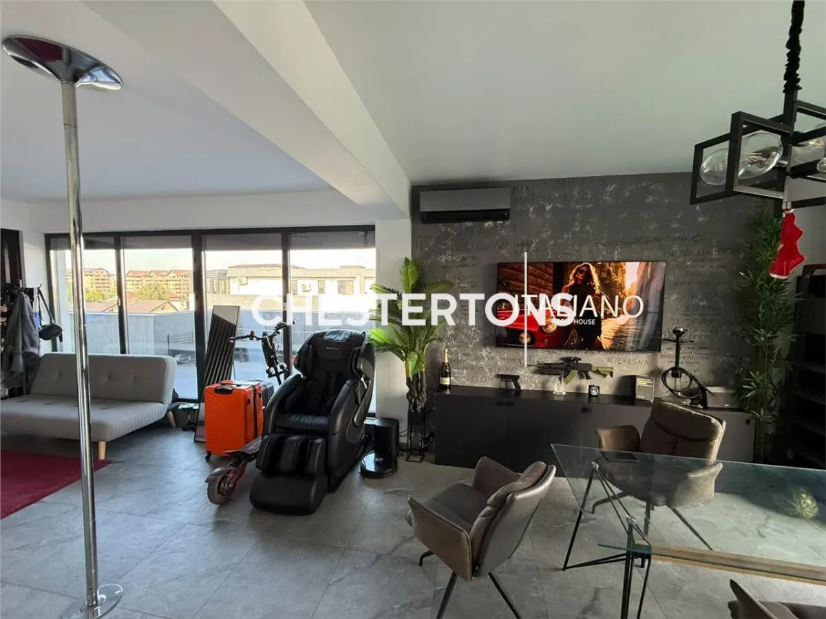 Penthouse 107mp, complet utilat si mobilat premium, in zona Cartierul Latin, Bragadiru - foto 6
