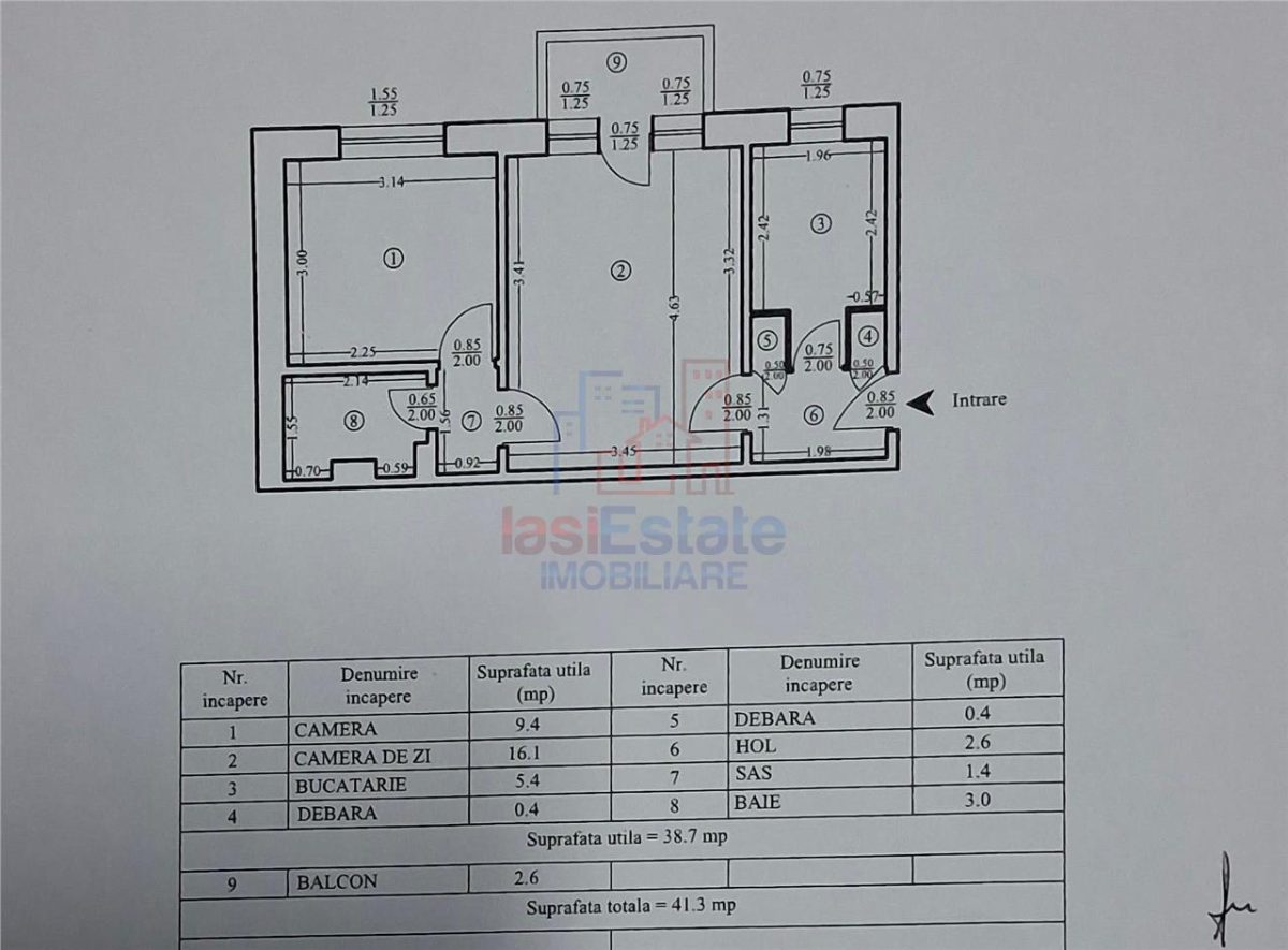 Appartement Deux Chambres, Premier Étage, Mircea Cel Batran, Iași - foto 2