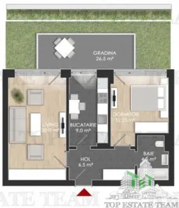 apartament cu 2 camere cu gradina in complex cu peste 1000 de apartamente + piscina/ Sector 1 / Nord / Bucuresti - foto 6