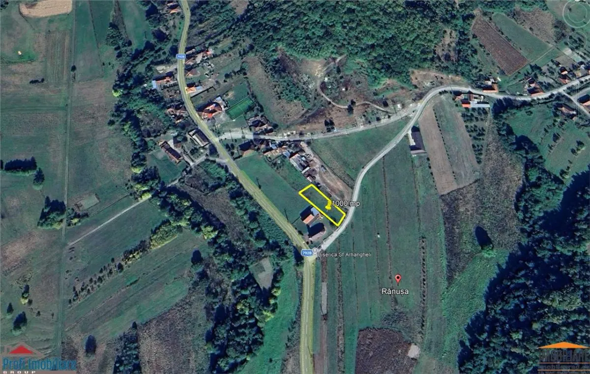 Teren 1000 mp intravilan in Ranusa, Jud. Arad - foto 1