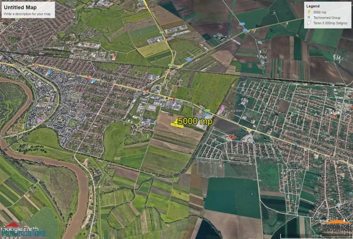 Teren de 5000 mp langa Selgros - Jumbo - Real - Altex - foto 1