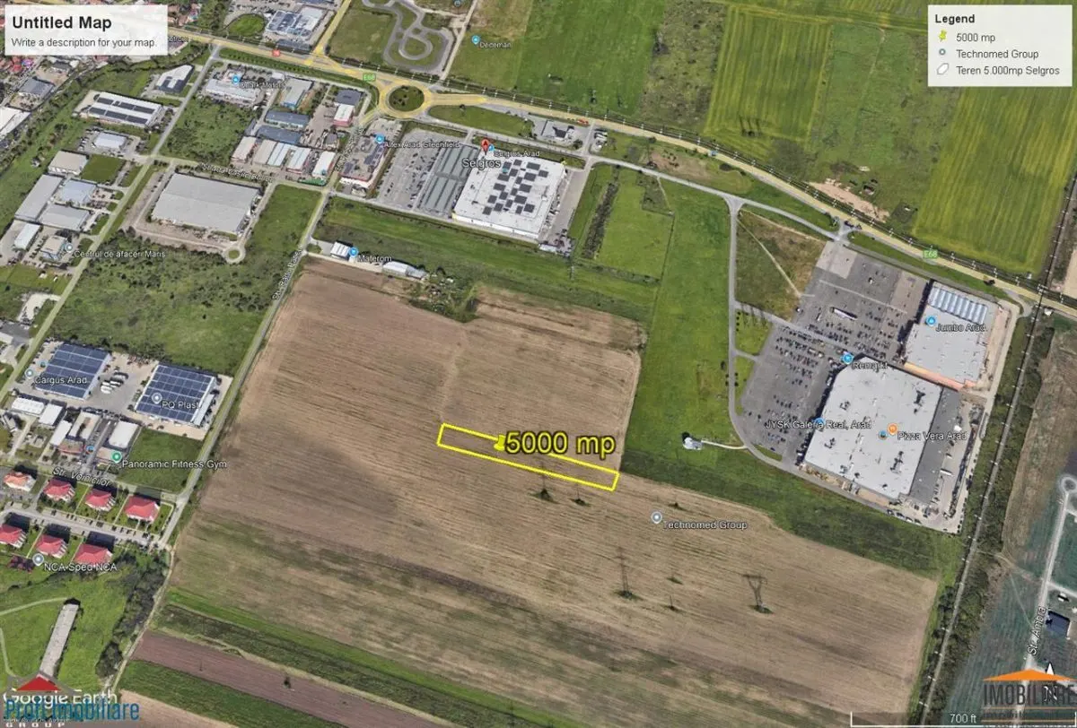 Teren de 5000 mp langa Selgros - Jumbo - Real - Altex - foto 2
