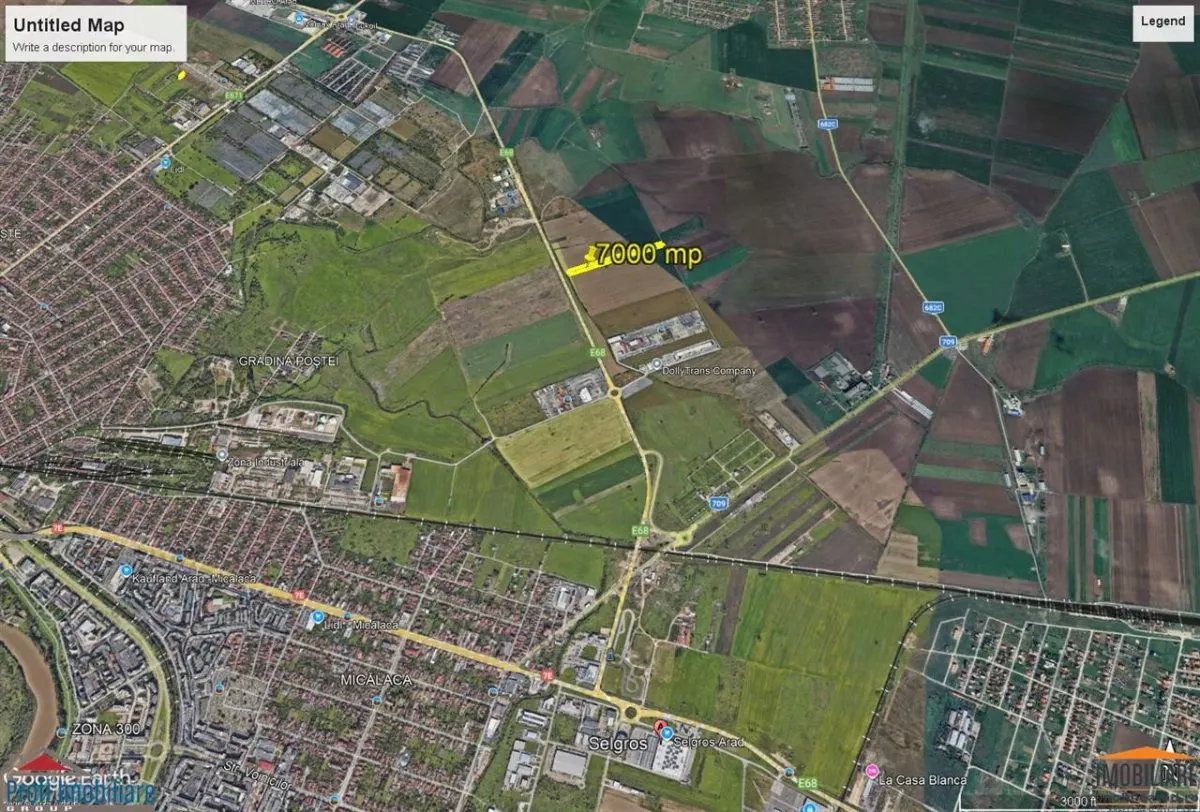 7,000 sqm Industrial Land, Arad – E68 Bypass - foto 1