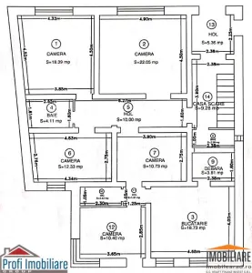CASĂ BĂLCESCU TIMIȘOARA | 450 MP UTILI | 15 CAMERE | TEREN 621 MP | 849.000 € - foto 6