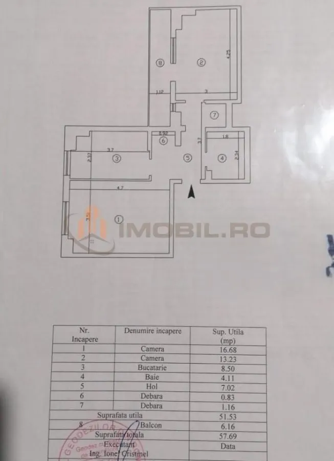 Apartment with 2 bedrooms for sale 58 sqm in Iasi, Gara area - foto 9