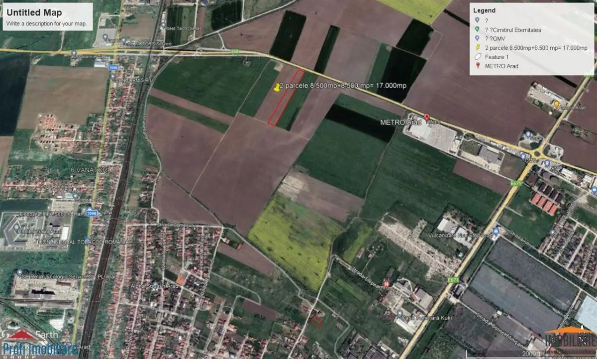 Deux Parcelles Urbaines de 17.000 m², Façade Route de Ceinture, Arad - foto 3