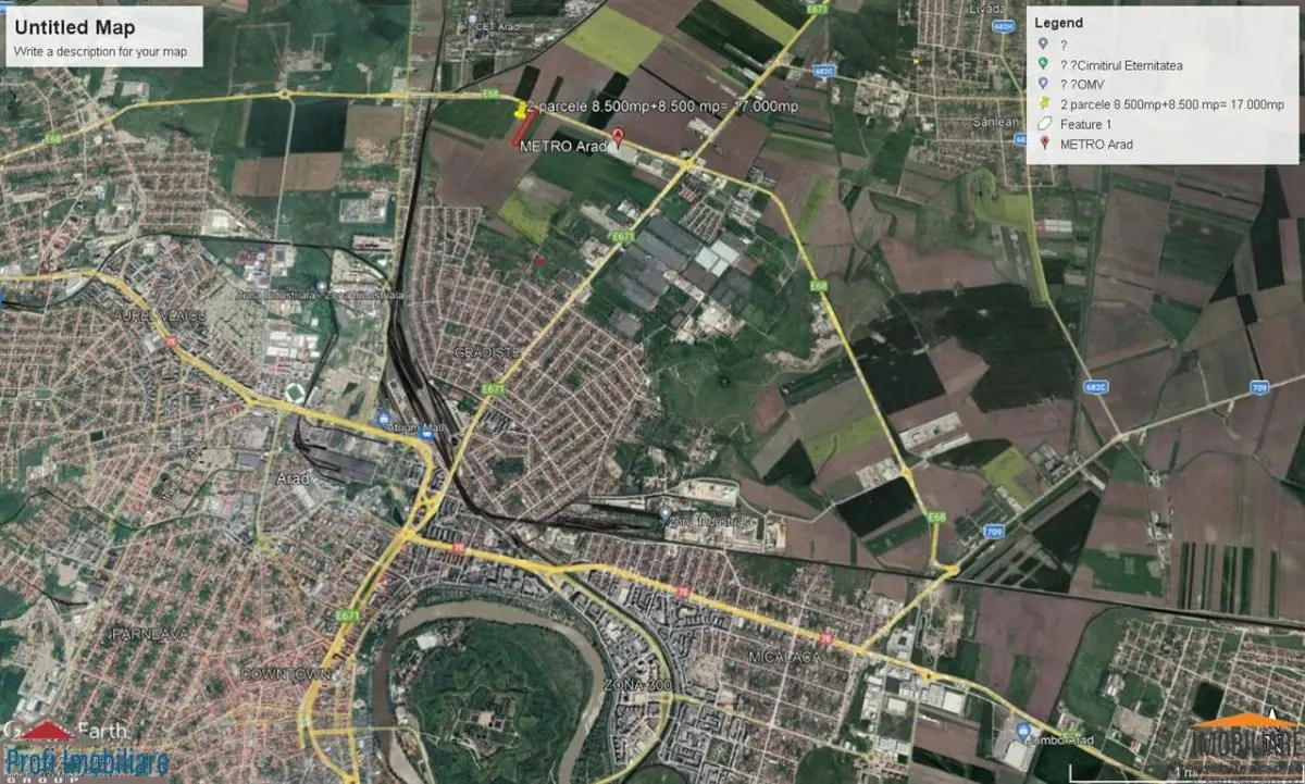 Deux Parcelles Urbaines de 17.000 m², Façade Route de Ceinture, Arad - foto 6