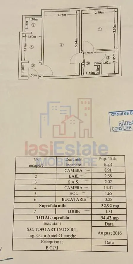 Apartament 2 Camere Podu Ros - foto 12