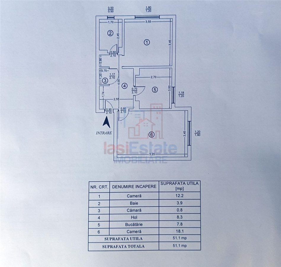 Zona Cartier Nicolina Apartament 2 camere - Iasi