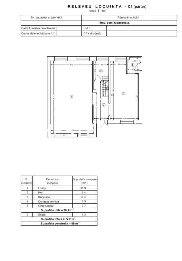 Villa for Sale, 4 Bedrooms, Shell Stage, Mogosoaia - foto 16