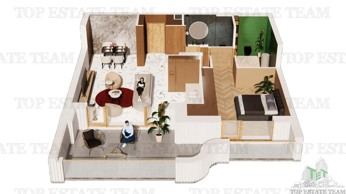 Apartment with 3 bedrooms for sale 76 sqm in Bucuresti - foto 14