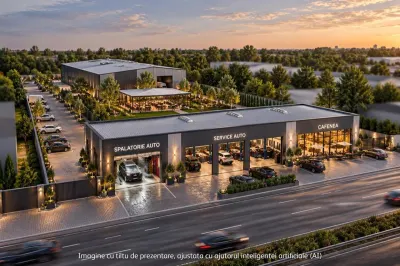Excellent Business Opportunity – 656 sqm Industrial Hall + 2,650 sqm Land with 54 m Frontage on the North Bucharest Ring Rospace for sale in Mogosoaia - Mogosoaia