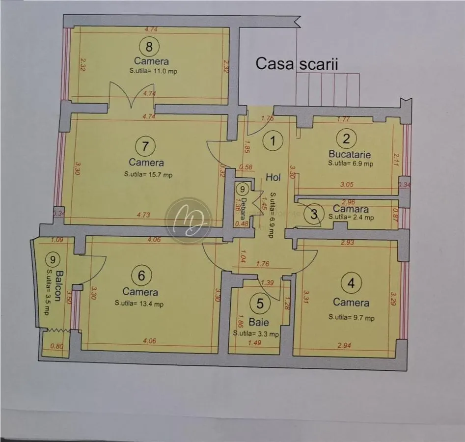MDI apartament cu 4 camere D-dul Dacia - foto 12